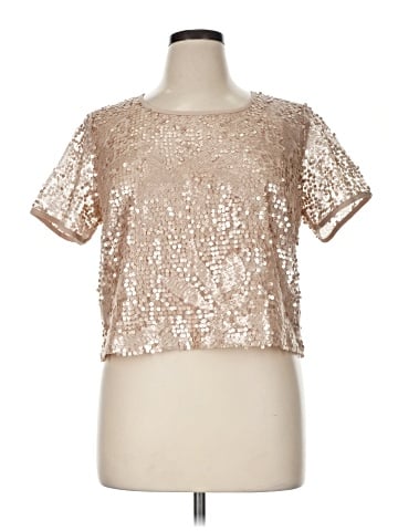 ELOQUII Short Sleeve Top (view 1)