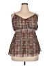 Maurices 100% Polyester Brown Sleeveless Blouse Size 20 (2) - photo 1