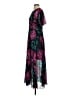 Alexa B Floral Black Cocktail Dress Size 4 - photo 5