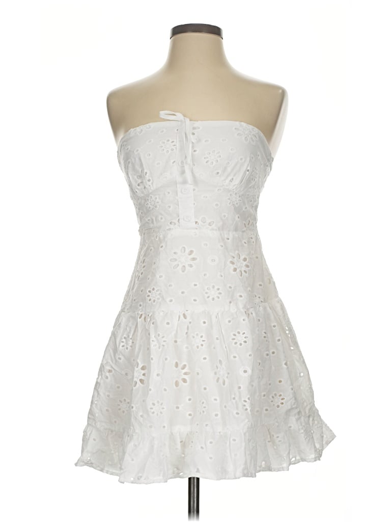 Pre-owned Iris Cocktail Dress In White