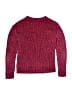 DKNY 100% Polyester Hearts Burgundy Pullover Sweater Size 10 - photo 2