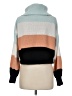 Almost Famous 100% Polyester Color Block Teal Turtleneck Sweater Size M - photo 2