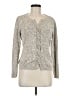 Liz Claiborne Silver Cardigan Size Med Petite - photo 1