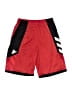 Adidas 100% Polyester Color Block Red Athletic Shorts Size 10 - 12 - photo 1