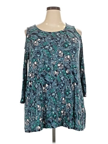 Jessica London 3/4 Sleeve Top (view 1)