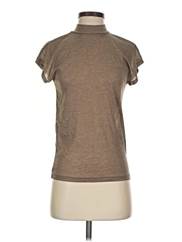 Madewell Sheer Ribbed Mockneck Tee (view 1)