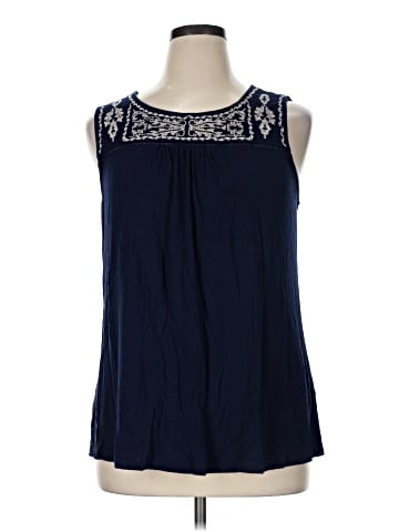 Skies Are Blue Sleeveless T-Shirt (view 1)
