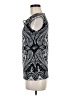 INC International Concepts Silver Sleeveless Blouse Size M - photo 5
