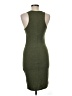 Forever 21 Solid Green Casual Dress Size M - photo 2
