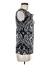 INC International Concepts Silver Sleeveless Blouse Size M - photo 4