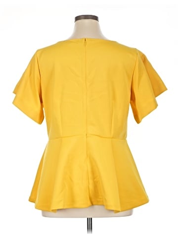 ELOQUII Short Sleeve Top (view 2)
