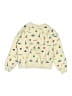 Monoprix Print Yellow Pullover Sweater Size 12 - photo 1
