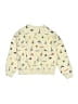 Monoprix Print Yellow Pullover Sweater Size 12 - photo 2