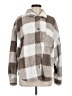 Le Lis 100% Polyester Plaid Gray Coat Size M - photo 1