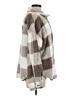Le Lis 100% Polyester Plaid Gray Coat Size M - photo 4