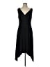 AGB Solid Black Cocktail Dress Size 12 - photo 1