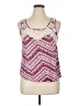Vanity 100% Rayon Red Sleeveless Blouse Size XL - photo 1