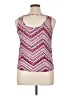 Vanity 100% Rayon Red Sleeveless Blouse Size XL - photo 2
