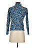 Ann Taylor 100% Cotton Blue Long Sleeve Turtleneck Size XS - photo 2
