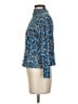 Ann Taylor 100% Cotton Blue Long Sleeve Turtleneck Size XS - photo 5