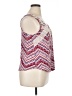 Vanity 100% Rayon Red Sleeveless Blouse Size XL - photo 4