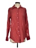 Sundry Stripes Red Long Sleeve Button-Down Shirt Size Sm (1) - photo 1