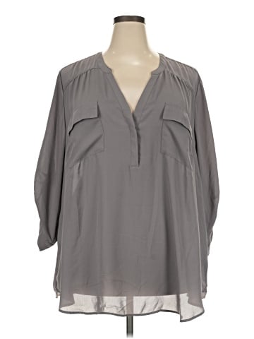Torrid 3/4 Sleeve Blouse (view 1)