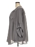 Torrid 100% Polyester Gray 3/4 Sleeve Blouse Size 4X Plus (4) - photo 5
