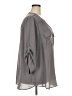 Torrid 100% Polyester Gray 3/4 Sleeve Blouse Size 4X Plus (4) - photo 4