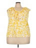 Cato Yellow Sleeveless Blouse Size 18 - photo 1