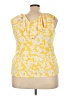 Cato Yellow Sleeveless Blouse Size 18 - photo 2