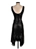 BCBGMAXAZRIA 100% Polyester Metallic Black Cocktail Dress Size XS - photo 2