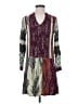 Tiny 100% Rayon Paisley Burgundy Casual Dress Size XXS - photo 1