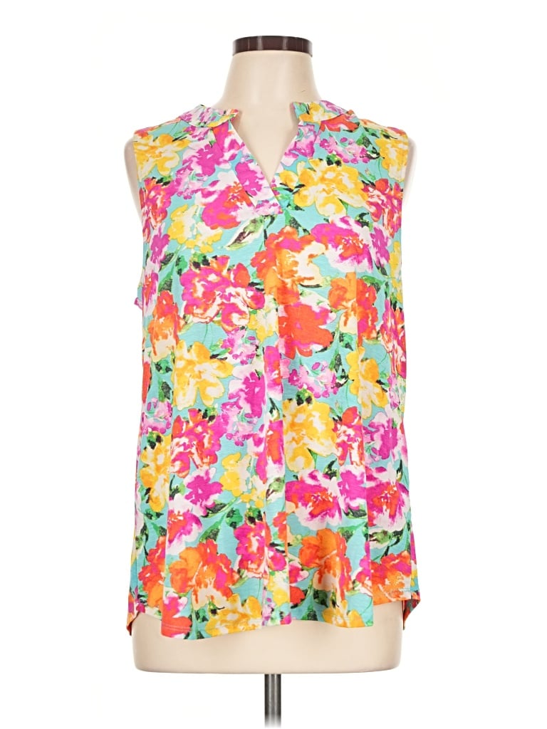 Pre-owned Dear Scarlett Sleeveless T-shirt In Yellow