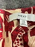 Next Red Short Sleeve Blouse Size 14 - photo 7