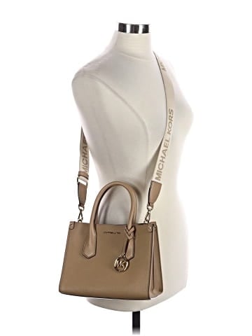 MICHAEL Michael Kors Leather Satchel (view 2)