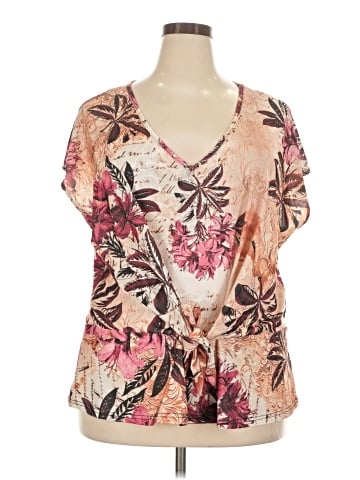 Lily by Firmiana Short Sleeve Blouse (view 1)