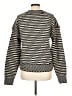 Rag & Bone 100% Wool Stripes Black Wool Pullover Sweater Size L - photo 2