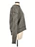 Rag & Bone 100% Wool Stripes Black Wool Pullover Sweater Size L - photo 4