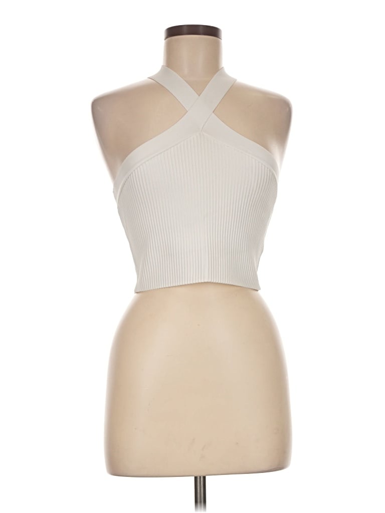 Pre-owned Sincerely Jules Sleeveless Blouse In Ivory