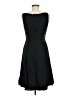 Ann Taylor Solid Black Casual Dress Size 6 - photo 2