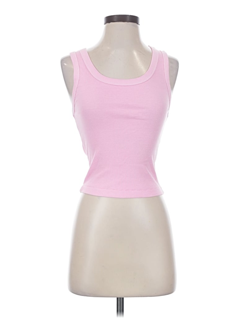Pre-owned Universal Thread Tank Top Pink Strapless Neckline Tops