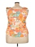 Cato 100% Rayon Orange Sleeveless Blouse Size 18 - 20 - photo 1