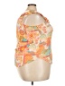 Cato 100% Rayon Orange Sleeveless Blouse Size 18 - 20 - photo 5