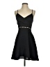 Honey Punch 100% Polyester Solid Black Cocktail Dress Size S - photo 1