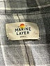 Marine Layer Plaid Gray Long Sleeve Button-Down Shirt Size S - photo 7