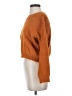 Double Zero 100% Nylon Solid Brown Pullover Sweater Size S - photo 5