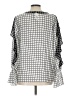 Cato 100% Polyester Silver 3/4 Sleeve Blouse Size L - photo 2