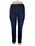 Ann Taylor Factory Solid Blue Jeans Size 16 - photo 1