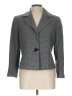 Tahari by ASL 100% Polyester Houndstooth Gray Blazer Size 10 Petite - photo 1